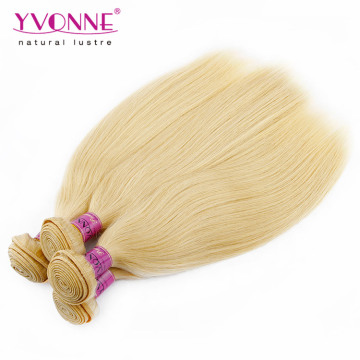 Blond Color 100% Peruvian Straight Human Hair